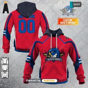 BEST-SELLING Personalized AHL Springfield Thunderbirds Color jersey Style  Urban Streetwear 3D Hoodie