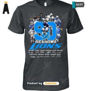 NEW 90 Seasons Detroit Lions Limitted Edition T-Shirt