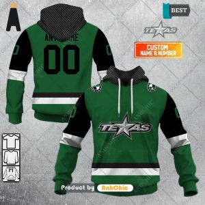 [BEST] Personalized AHL Texas Stars Color jersey Style  Street Style Elegance 3D Hoodie