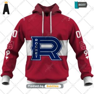 NEW Personalized AHL Laval Rocket Color jersey Style  POD Design 3D Hoodie