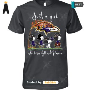 [TRENDY] Just A Girl Who Loves Ball And Ravens Signature Series T-Shirt