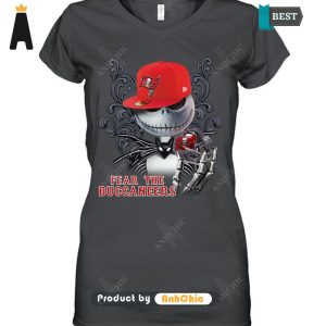 HOT FASHION Fear The Buccaneers All over Printed T-Shirt