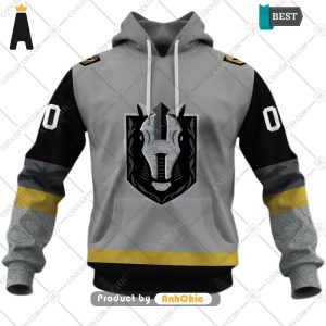 [HIGH-END] Personalized AHL Henderson Silver Knights Color jersey Style  All over Printed 3D Hoodie