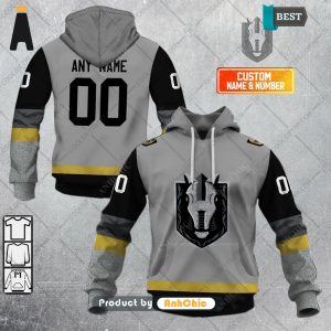 [HIGH-END] Personalized AHL Henderson Silver Knights Color jersey Style  All over Printed 3D Hoodie