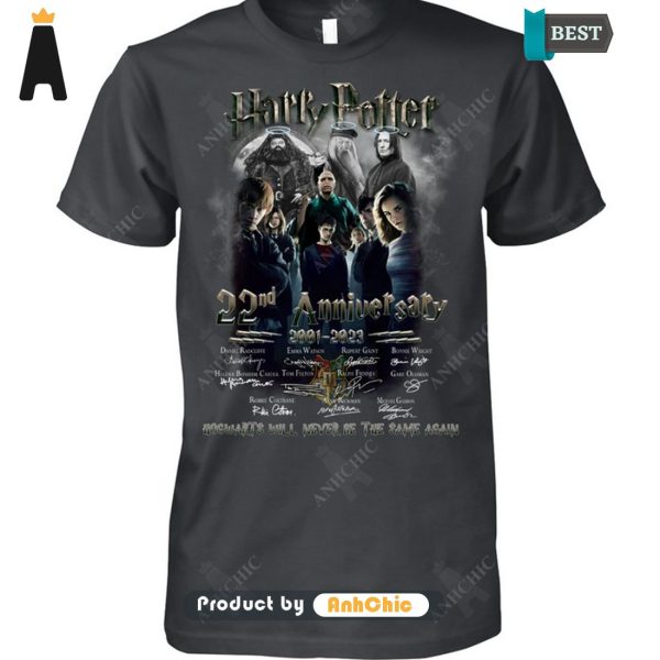 [AVAILABLE] Harry Potter 22nd Anniversary 2001-2023  All over Printed T-Shirt