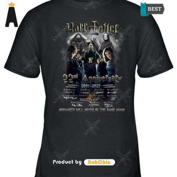 [AVAILABLE] Harry Potter 22nd Anniversary 2001-2023  All over Printed T-Shirt