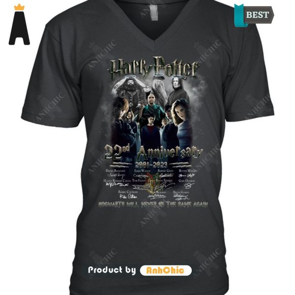 [AVAILABLE] Harry Potter 22nd Anniversary 2001-2023  All over Printed T-Shirt