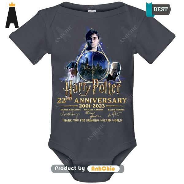 [AVAILABLE] Harry Potter 22nd Anniversary 2001-2023 Thank You Bringing Wizard World Luxury Comfort T-Shirt