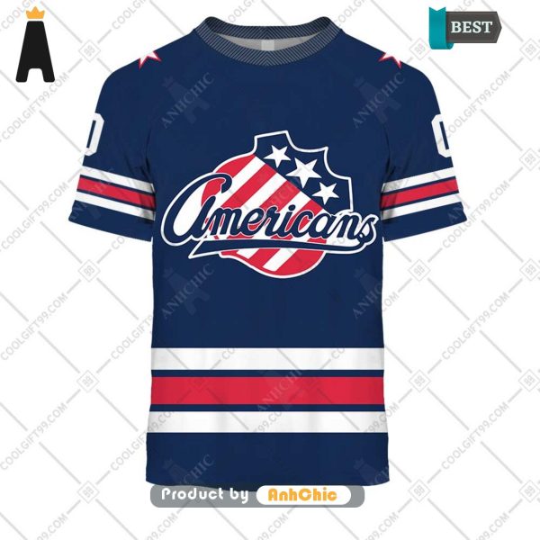 AVAILABLE Personalized AHL Rochester Americans Color jersey Style  Fusion Fashion 3D Hoodie