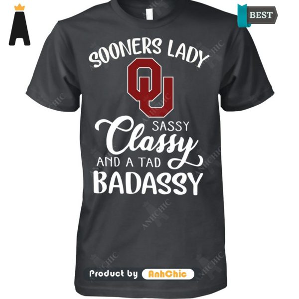 AVAILABLE Sooners Laddy Sassy Classy And Tab Badassy Street Style Elegance T-Shirt