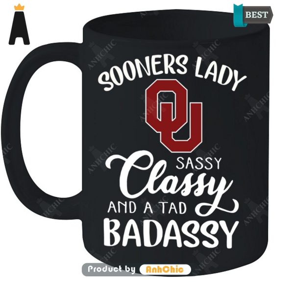 AVAILABLE Sooners Laddy Sassy Classy And Tab Badassy Street Style Elegance T-Shirt