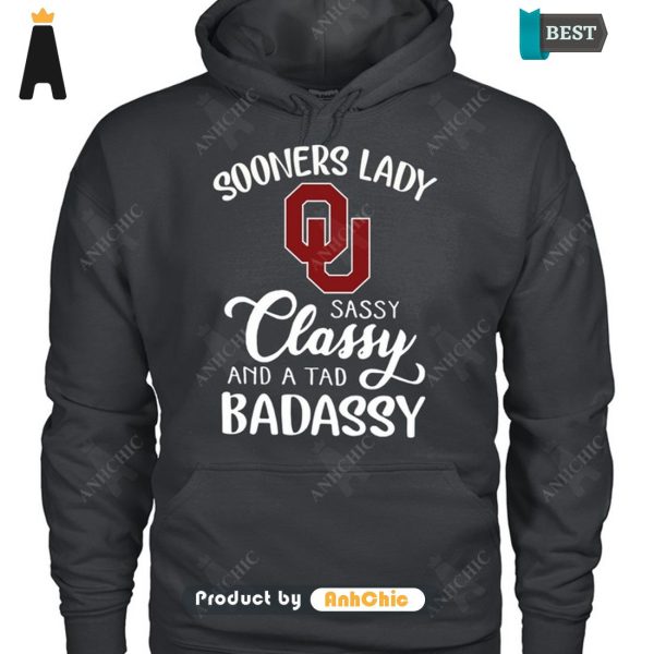 AVAILABLE Sooners Laddy Sassy Classy And Tab Badassy Street Style Elegance T-Shirt