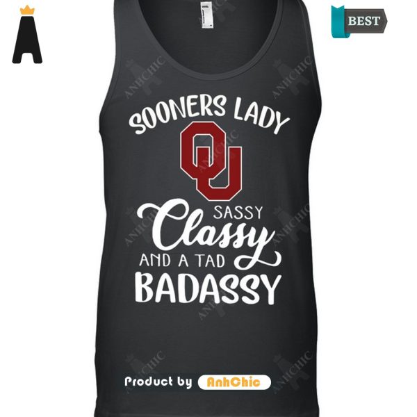 AVAILABLE Sooners Laddy Sassy Classy And Tab Badassy Street Style Elegance T-Shirt