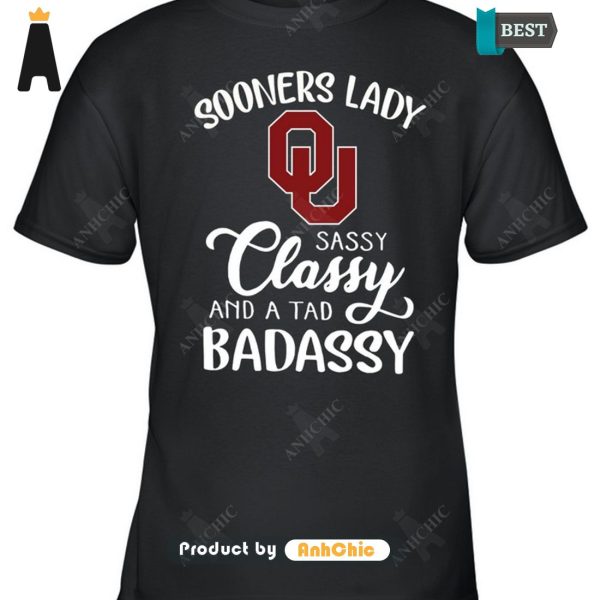 AVAILABLE Sooners Laddy Sassy Classy And Tab Badassy Street Style Elegance T-Shirt