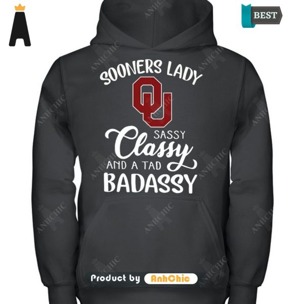 AVAILABLE Sooners Laddy Sassy Classy And Tab Badassy Street Style Elegance T-Shirt