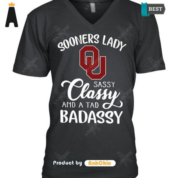 AVAILABLE Sooners Laddy Sassy Classy And Tab Badassy Street Style Elegance T-Shirt