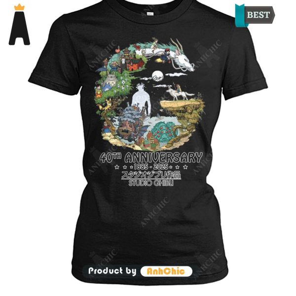 AVAILABLE Studio Ghibli 40th Anniversary 1955-2025  Modern Classics T-Shirt, Hoodie, Polo, SweatShirt