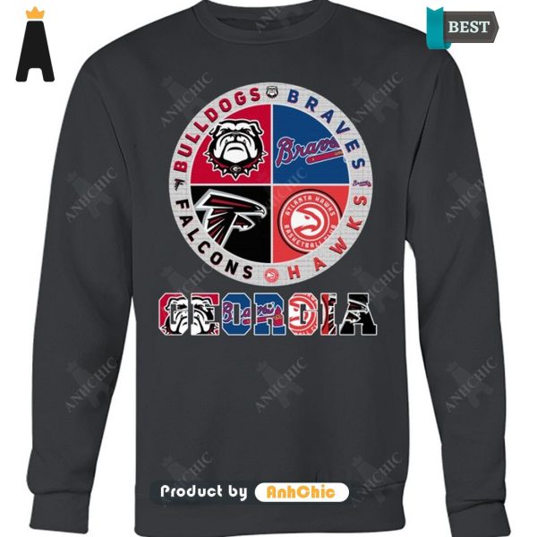 [BEST] Bulldogs Braves Hawks Falcons Georgia Trending Collection T-Shirt, Long Sleeve, SweatShirt, Polo, Hoodie