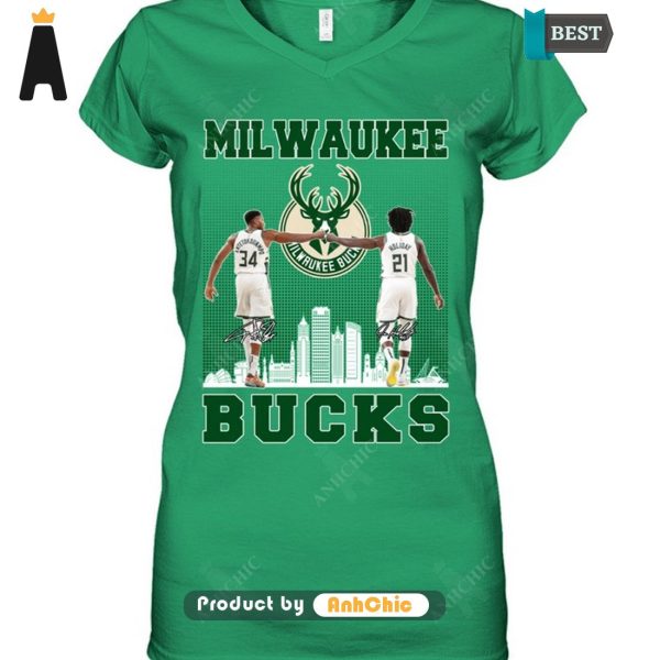 BEST Milwaukee Bucks Fusion Fashion T-Shirt