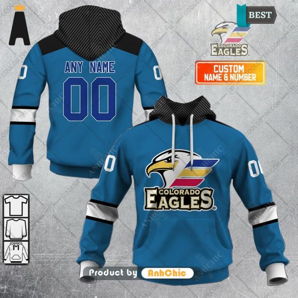 BEST Personalized AHL Colorado Eagles Color jersey Style  Fusion Fashion 3D Hoodie