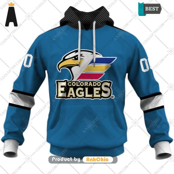 BEST Personalized AHL Colorado Eagles Color jersey Style  Fusion Fashion 3D Hoodie