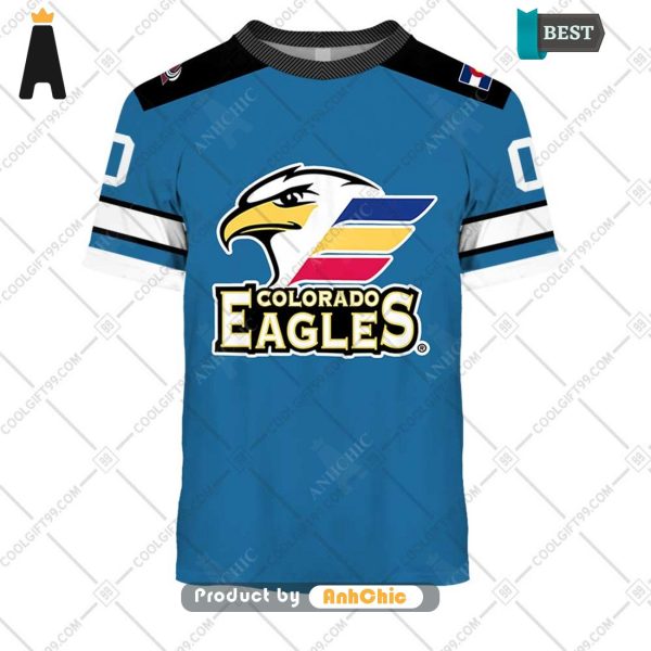 BEST Personalized AHL Colorado Eagles Color jersey Style  Fusion Fashion 3D Hoodie