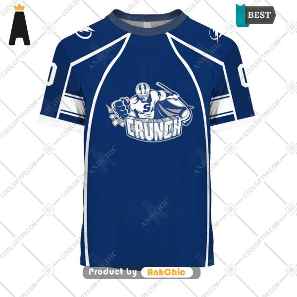 BEST Personalized AHL Syracuse Crunch Color jersey Style  Urban Streetwear 3D Hoodie