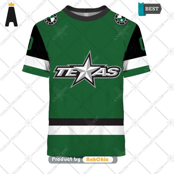 [BEST] Personalized AHL Texas Stars Color jersey Style  Street Style Elegance 3D Hoodie