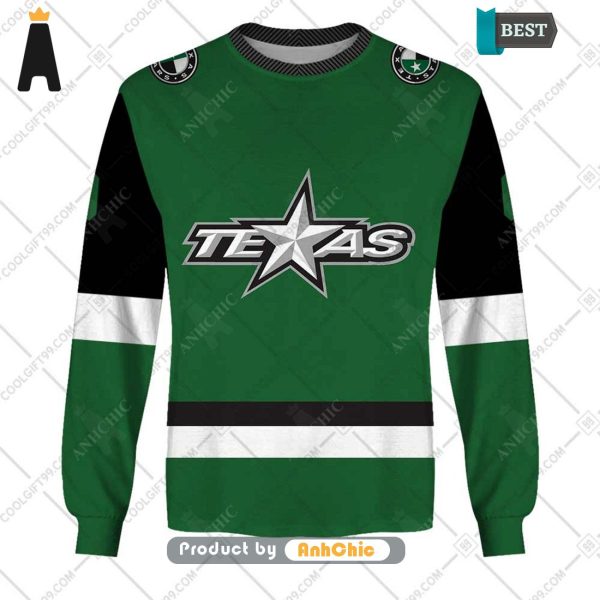 [BEST] Personalized AHL Texas Stars Color jersey Style  Street Style Elegance 3D Hoodie