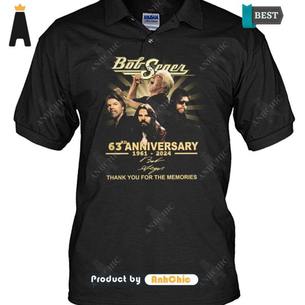 BEST-SELLING Bob Seger 63rd Anniversary 1961-2024 Thank You For The Memories All over Printed Hoodie