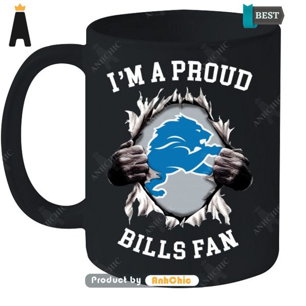 BEST-SELLING Detroit Lions I’m A Pround Bills Fan Hot Summer T-Shirt, Long Sleeve, SweatShirt, Polo, Hoodie