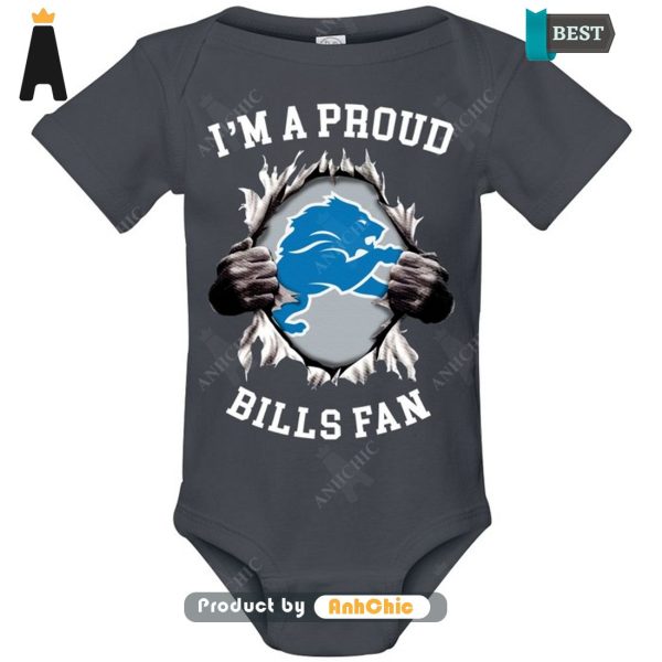 BEST-SELLING Detroit Lions I’m A Pround Bills Fan Hot Summer T-Shirt, Long Sleeve, SweatShirt, Polo, Hoodie