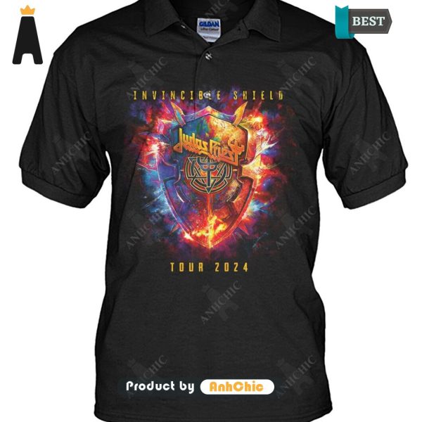 BEST-SELLING Judas Priest Invincible Shield Tour 2024 Hot Summer T-Shirt