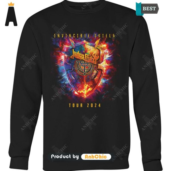 BEST-SELLING Judas Priest Invincible Shield Tour 2024 Hot Summer T-Shirt