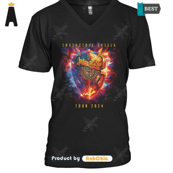 BEST-SELLING Judas Priest Invincible Shield Tour 2024 Hot Summer T-Shirt