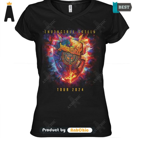 BEST-SELLING Judas Priest Invincible Shield Tour 2024 Hot Summer T-Shirt