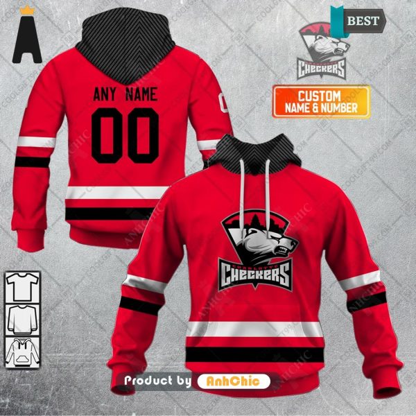 BEST-SELLING Personalized AHL Charlotte Checkers Color jersey Style  Hot Winter 3D Hoodie