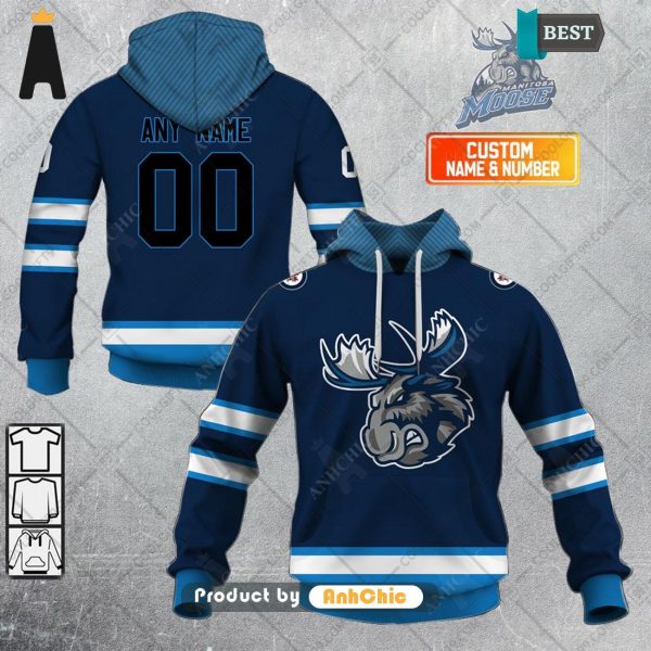 BEST-SELLING Personalized AHL Manitoba Moose Color jersey Style  Luxury Comfort 3D Hoodie