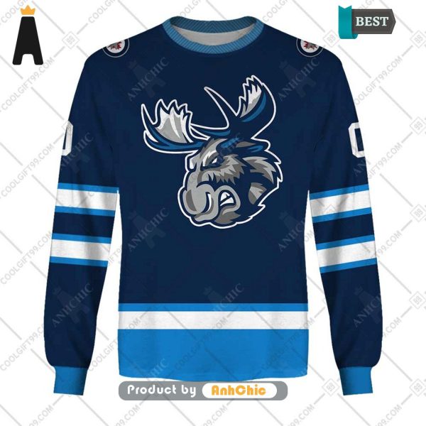 BEST-SELLING Personalized AHL Manitoba Moose Color jersey Style  Luxury Comfort 3D Hoodie