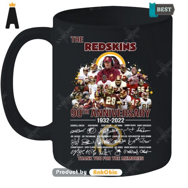 BEST-SELLING The REDSKINS 90th Anniversary 1932-2022 Thank You For The Memories Modern Classics T-Shirt