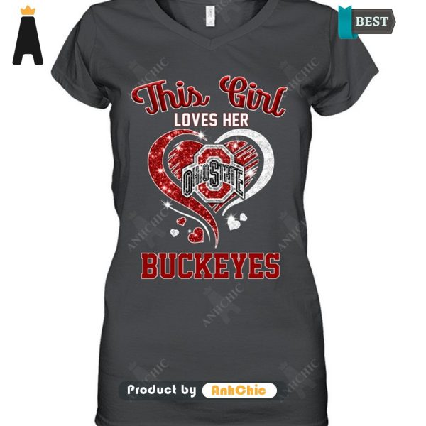 BEST This Girl Loves Her Ohio State Buckeyes Modern Classics T-Shirt