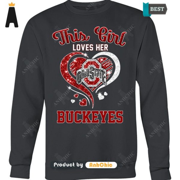 BEST This Girl Loves Her Ohio State Buckeyes Modern Classics T-Shirt