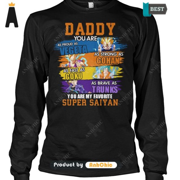 [BEST] You Are My Favorite Super Saiyan Daddy Luxury Comfort T-Shirt, Hoodie, Polo, SweatShirt