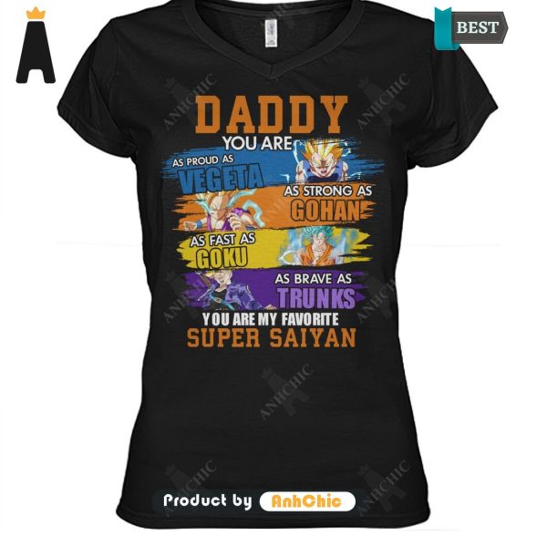 [BEST] You Are My Favorite Super Saiyan Daddy Luxury Comfort T-Shirt, Hoodie, Polo, SweatShirt