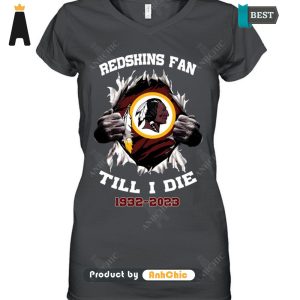 UNIQUE REDSKINS Till I Die 1932-2023 Urban Streetwear T-Shirt