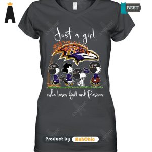 [TRENDY] Just A Girl Who Loves Ball And Ravens Signature Series T-Shirt