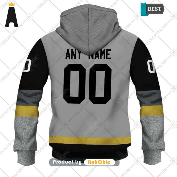 [HIGH-END] Personalized AHL Henderson Silver Knights Color jersey Style  All over Printed 3D Hoodie