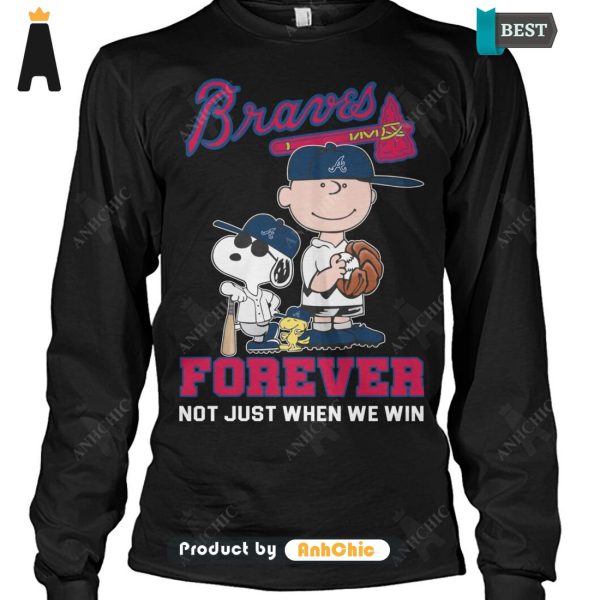 HOT FASHION BRAVES Forever Not Just When We Win All over Printed T-Shirt