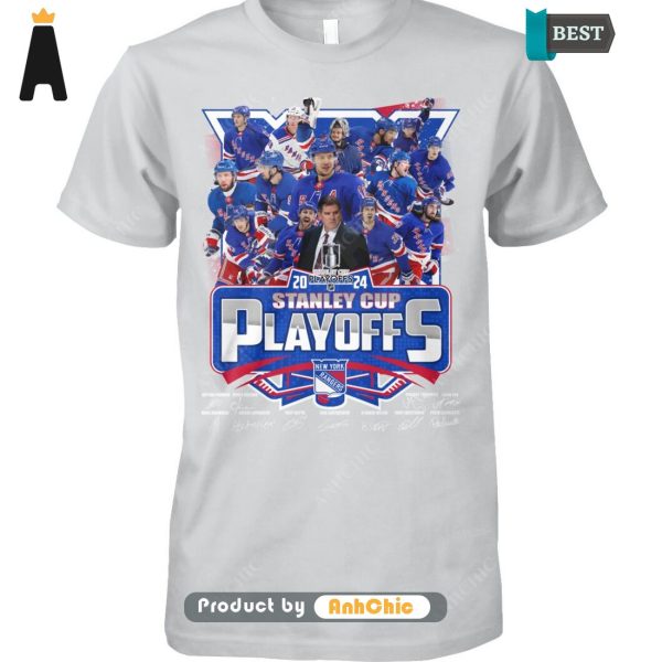 HOT FASHION New York Rangers Stanley Cup PlayOffs 2024 Urban Streetwear T-Shirt