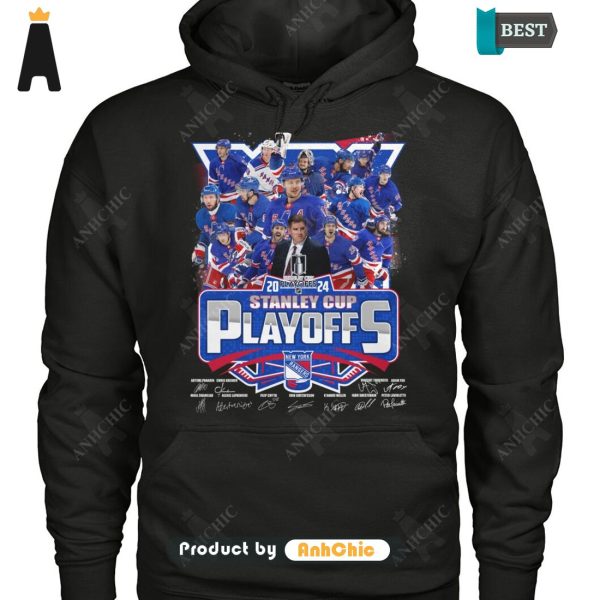 HOT FASHION New York Rangers Stanley Cup PlayOffs 2024 Urban Streetwear T-Shirt